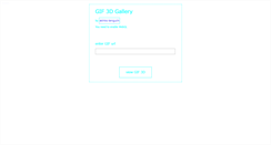 Desktop Screenshot of gif3dgallery.com